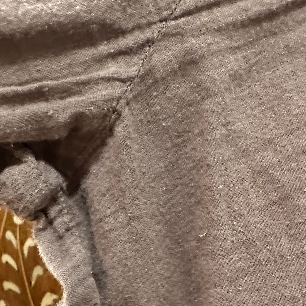 Embroidered Gray Top with Multicolor Accents - Picture 4 of 11